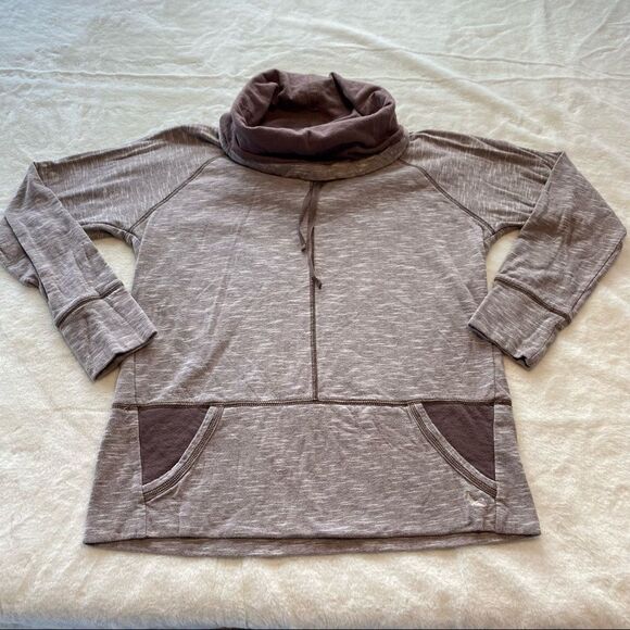 Eddie Bauer Funnel Neck W/Drawstring Shirt Size Large - Picture 1 of 9